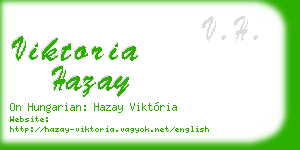viktoria hazay business card